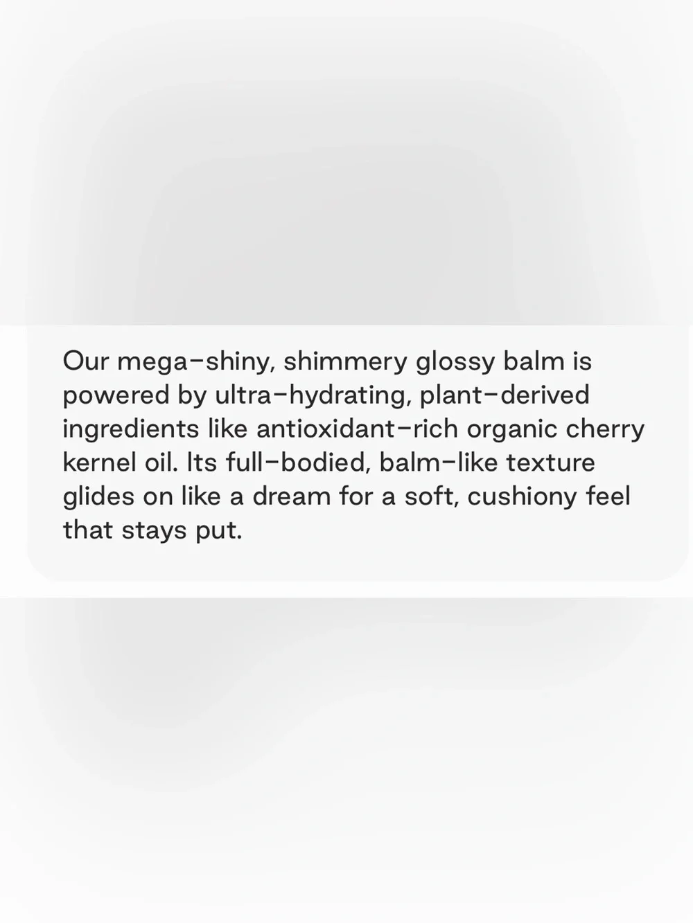 DIBS Go To Glossy Balm Rock Candy -Pink Shimmer Lip Gloss